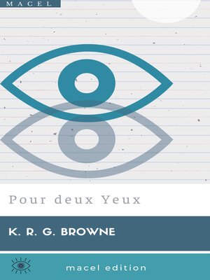 cover image of Pour deux Yeux